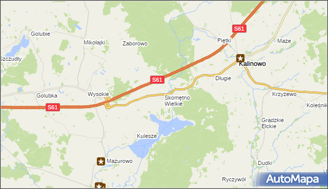 mapa Skomętno Wielkie, Skomętno Wielkie na mapie Targeo