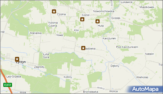 mapa Śniadówka, Śniadówka na mapie Targeo