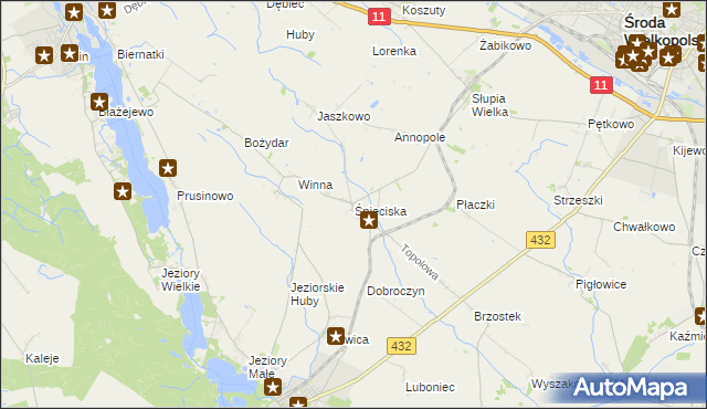 mapa Śnieciska, Śnieciska na mapie Targeo