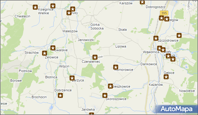 mapa Stachów, Stachów na mapie Targeo