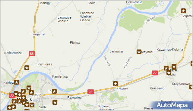 mapa Szawałd, Szawałd na mapie Targeo