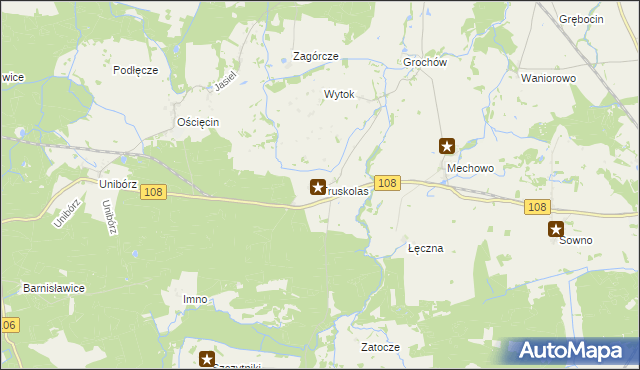 mapa Truskolas, Truskolas na mapie Targeo