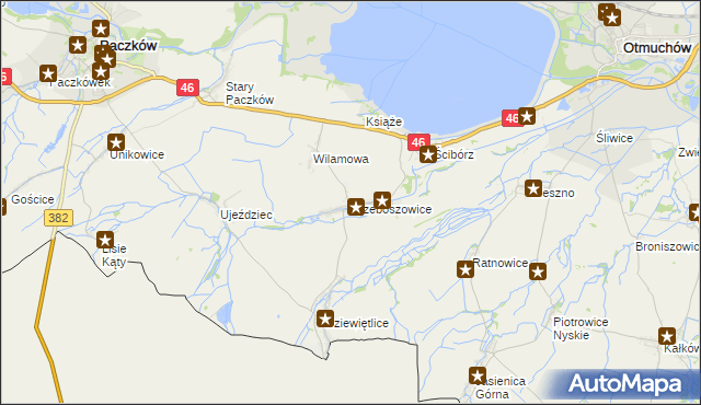 mapa Trzeboszowice, Trzeboszowice na mapie Targeo