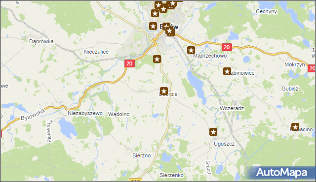 mapa Udorpie, Udorpie na mapie Targeo