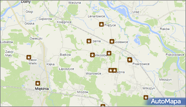 mapa Wilkostów, Wilkostów na mapie Targeo