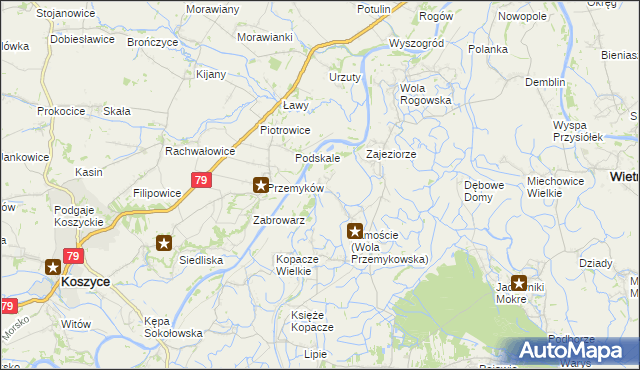 mapa Wola Przemykowska, Wola Przemykowska na mapie Targeo