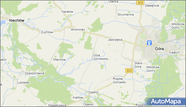 mapa Gola Górowska, Gola Górowska na mapie Targeo