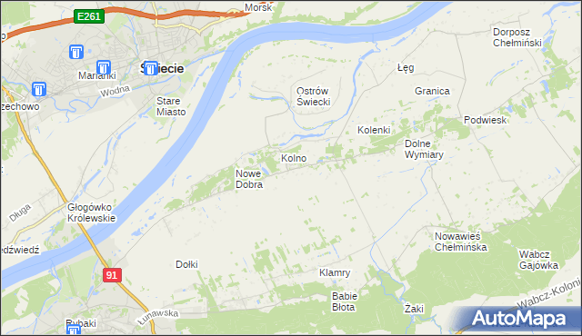 mapa Górne Wymiary, Górne Wymiary na mapie Targeo