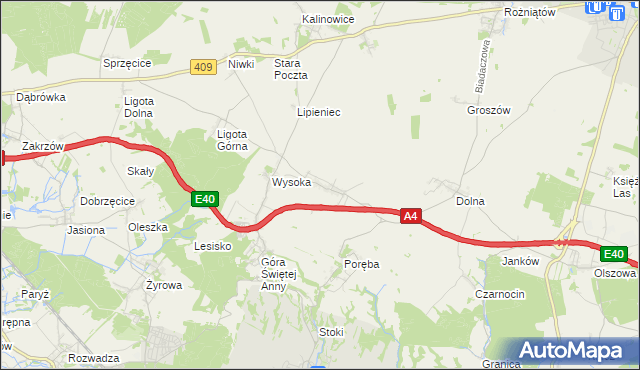 mapa Kadłubiec, Kadłubiec na mapie Targeo