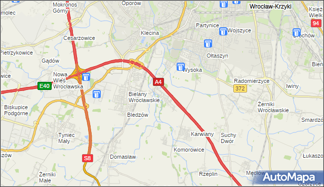 mapa Ślęza, Ślęza na mapie Targeo