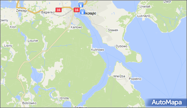 mapa Śniardewno, Śniardewno na mapie Targeo