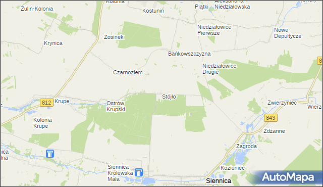 mapa Stójło, Stójło na mapie Targeo