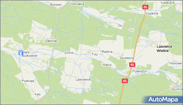 mapa Tuły, Tuły na mapie Targeo