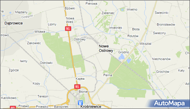 mapa Wołodrza, Wołodrza na mapie Targeo