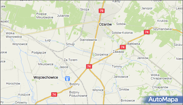 mapa Wyszmontów, Wyszmontów na mapie Targeo