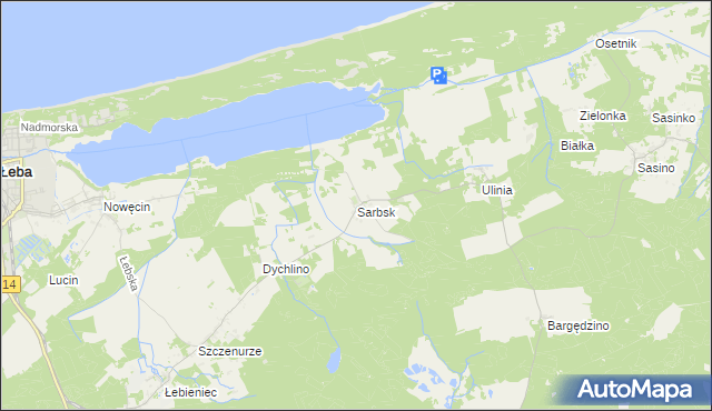 mapa Sarbsk, Sarbsk na mapie Targeo