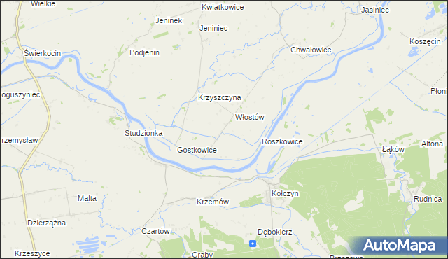 mapa Krzyszczynka, Krzyszczynka na mapie Targeo