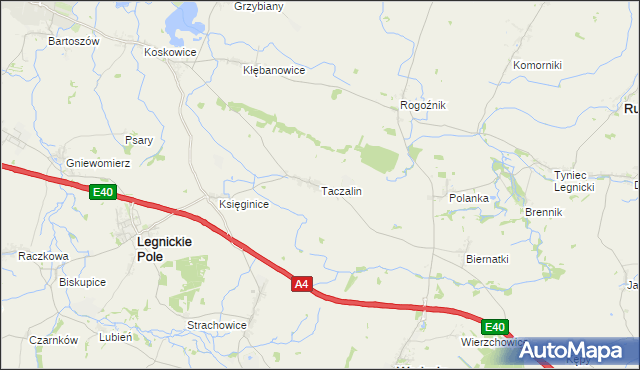 mapa Taczalin, Taczalin na mapie Targeo