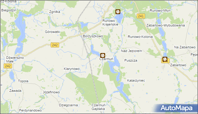 mapa Czarmuń, Czarmuń na mapie Targeo