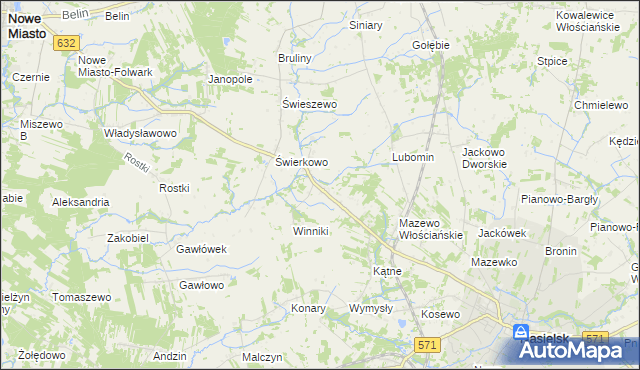 mapa Mazewo Dworskie A, Mazewo Dworskie A na mapie Targeo