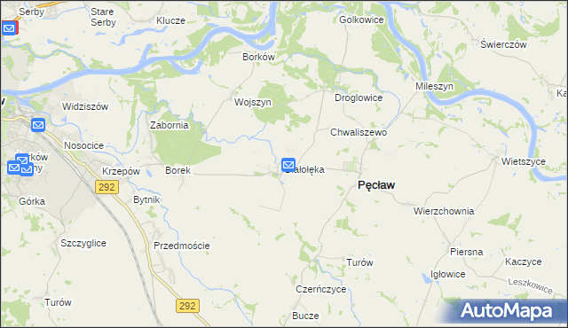 mapa Białołęka, Białołęka na mapie Targeo