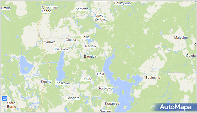 mapa Czyżewo gmina Polanów, Czyżewo gmina Polanów na mapie Targeo