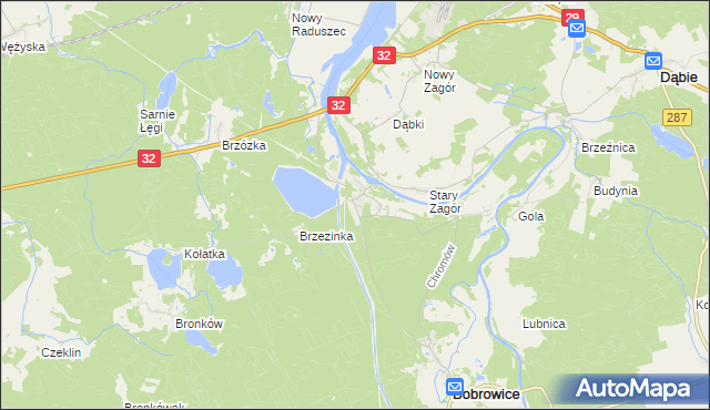 mapa Dychów, Dychów na mapie Targeo