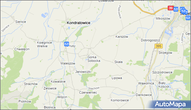 mapa Gołostowice, Gołostowice na mapie Targeo