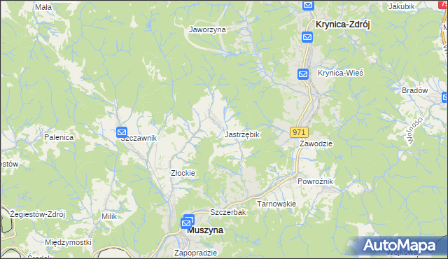 mapa Jastrzębik, Jastrzębik na mapie Targeo