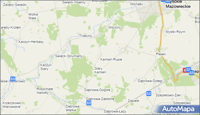 mapa Kamień-Rupie, Kamień-Rupie na mapie Targeo