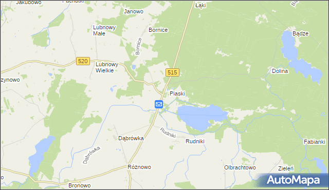 mapa Kamieniec gmina Susz, Kamieniec gmina Susz na mapie Targeo