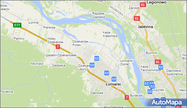 mapa Kiełpin Poduchowny, Kiełpin Poduchowny na mapie Targeo