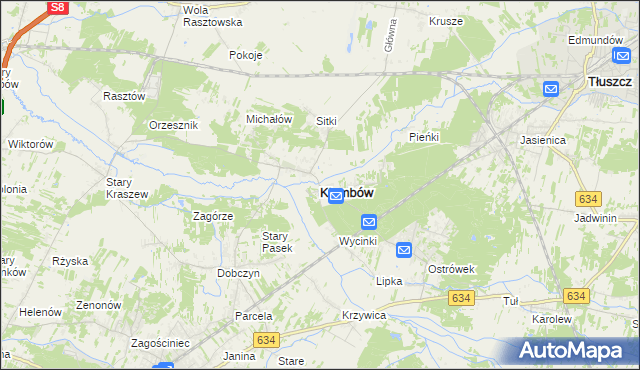 mapa Klembów, Klembów na mapie Targeo