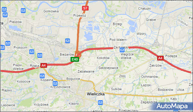 mapa Kokotów, Kokotów na mapie Targeo