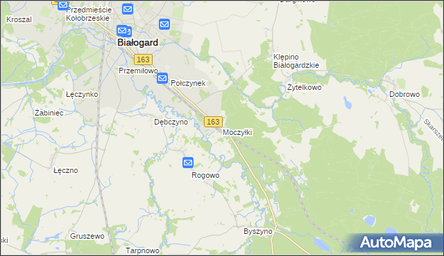 mapa Moczyłki, Moczyłki na mapie Targeo