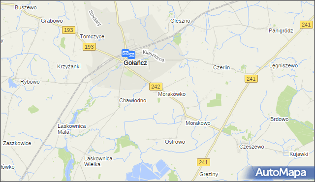 mapa Morakówko, Morakówko na mapie Targeo