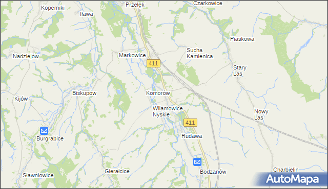 mapa Nowy Świętów, Nowy Świętów na mapie Targeo