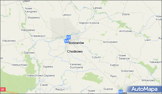 mapa Parkoczewo, Parkoczewo na mapie Targeo
