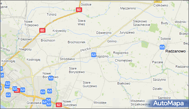 mapa Rogozino, Rogozino na mapie Targeo