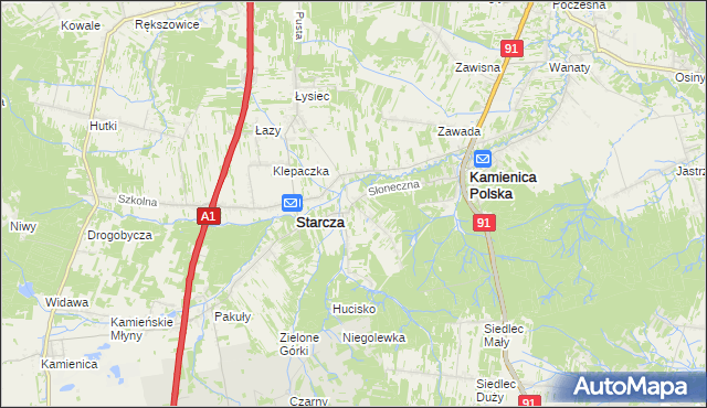 mapa Rudnik Wielki, Rudnik Wielki na mapie Targeo