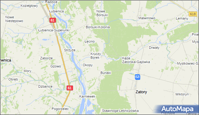 mapa Śliski, Śliski na mapie Targeo