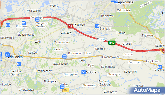 mapa Słomiróg, Słomiróg na mapie Targeo