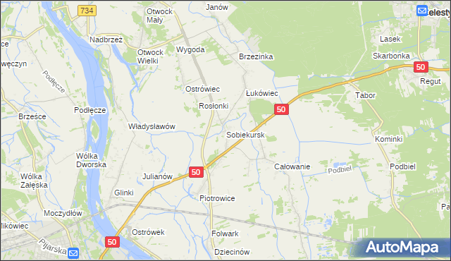 mapa Sobiekursk, Sobiekursk na mapie Targeo