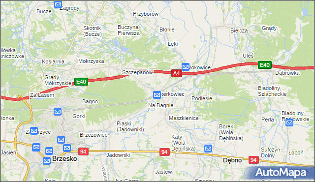 mapa Sterkowiec, Sterkowiec na mapie Targeo