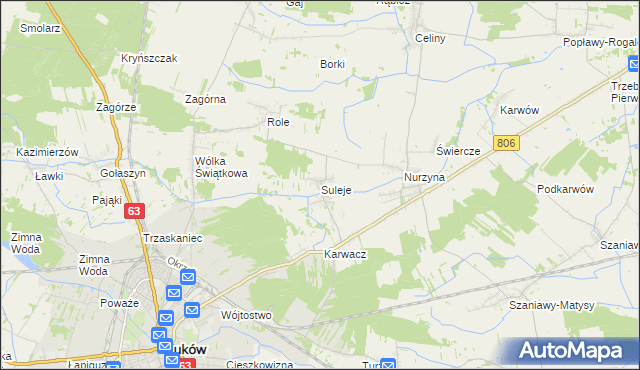 mapa Suleje, Suleje na mapie Targeo