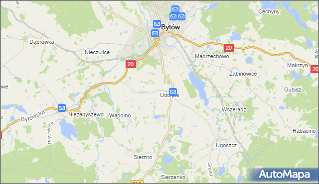 mapa Udorpie, Udorpie na mapie Targeo