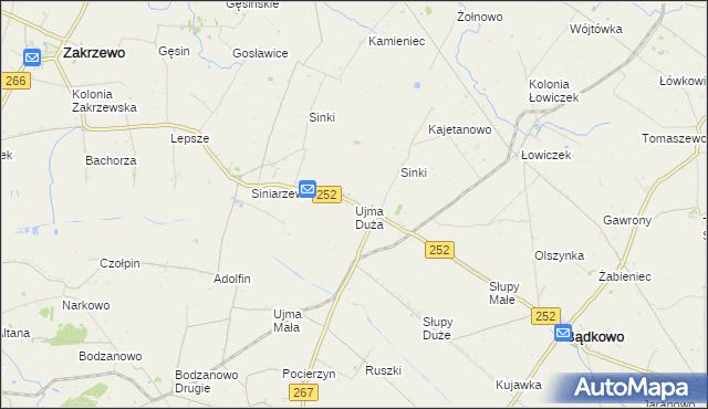 mapa Ujma Duża, Ujma Duża na mapie Targeo