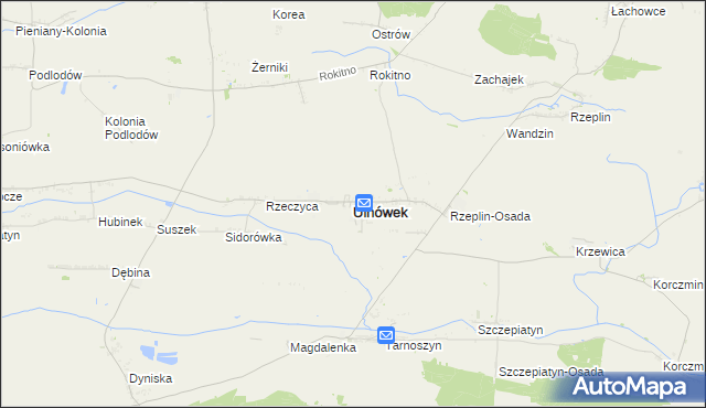 mapa Ulhówek, Ulhówek na mapie Targeo