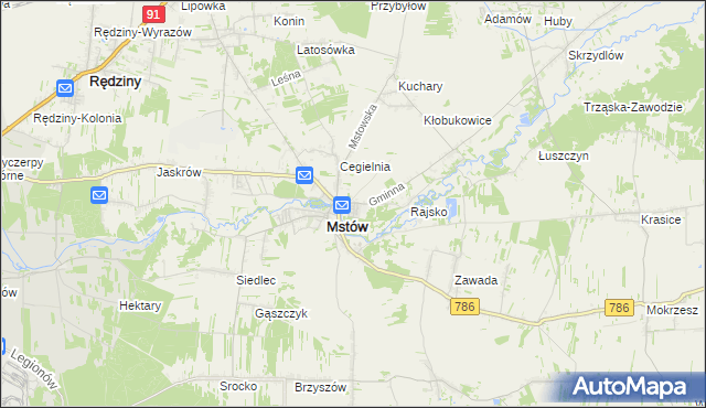 mapa Wancerzów, Wancerzów na mapie Targeo