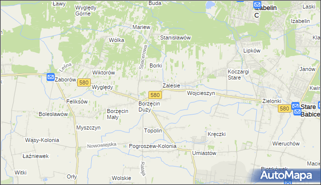 mapa Wierzbin, Wierzbin na mapie Targeo